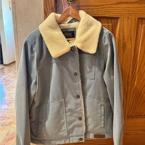 Pendleton Light Blue Corduroy Teddy Collar Jacket